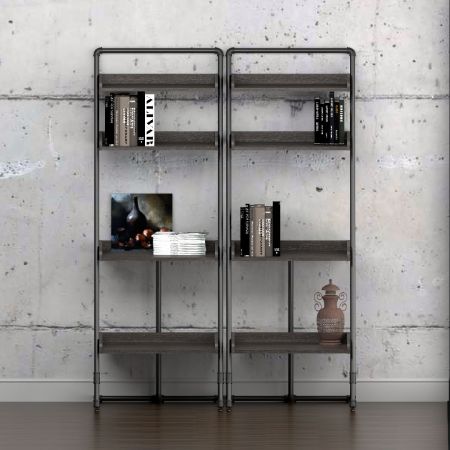 Is féidir leat tacair iolracha de bhallaí leabhragáin chomhcheangailte DIY a cheannach.